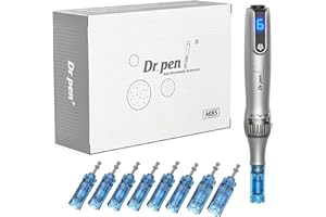 Dr. Pen Microneedling Pen – M8S Wireless & Wired Operation | Adjustable 0–2.5mm Needle Depth | LED Digital Display | 6 Speed 
