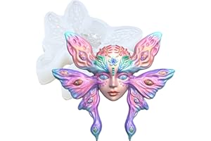 KAKIWYHHH Butterfly Fairy Goddess Silicone Epoxy Resin Mold for Jewelry Making Polymer Clay Fondant Cake Decoration