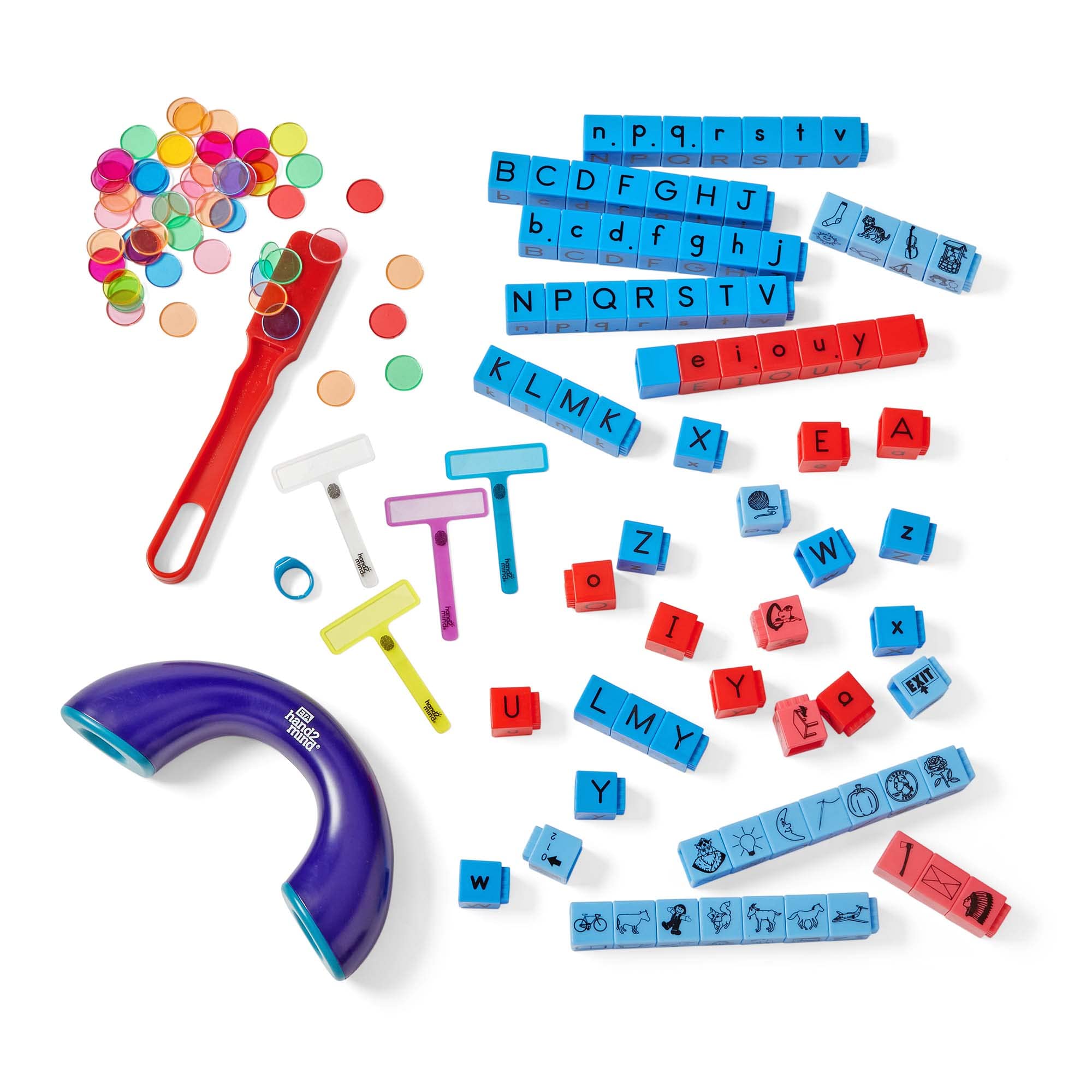 Learning Resources Literacy Manipulatives at Home Kit, Literacy Resources for Home Learning, Multisensory Literacy Set, Early Years Literacy Resources, Phonics Resource, Ages 5+