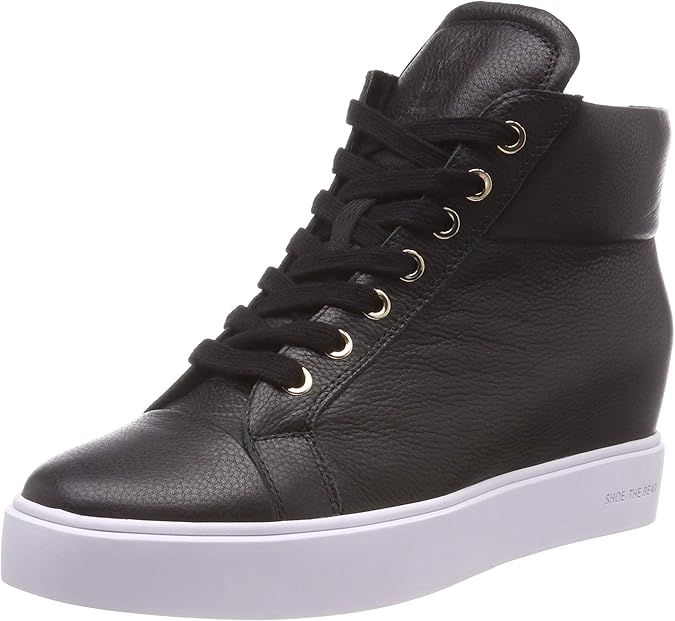 Shoe The Bear Damen AVA High Top Hohe Sneaker, Schwarz