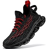 JMFCHI Boys Girls Kids' Sneakers Knitted Mesh Sports Shoes Breathable Lightweight Running Shoes for Kids Fashion Athletic Casual Shoes