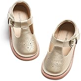 Otter MOMO Toddler Little Girls Oxford Shoes Mary Jane Flat T-Strap School Uniform Party Dress Shoes