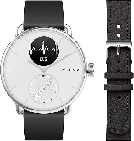 Withings ScanWatch - Reloj Inteligente híbrido con ECG ...