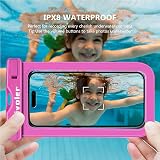ivoler Waterproof Pouch Bag Phone Case Pink 22x15.5 cm Dry Bag view 5
