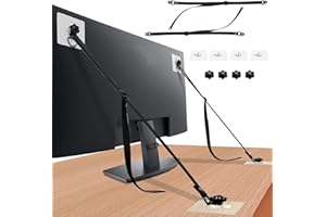 IAYOKOCC 2 Pack TV Safety Straps Adjustable, No Drill Adhesive Furniture Strap Anti-Tip TV Straps Safety for Proofing, Wall Furniture Anchors for Flat Screen Fix to Wall, Cabinet