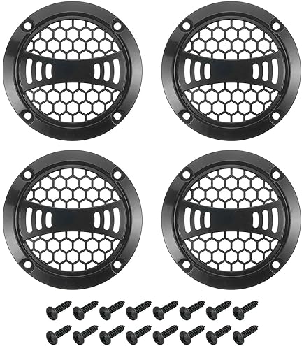 2" Speaker Grill Black Speaker Mesh Decorative Circle Woofer Guard - View #9