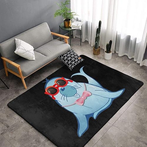 Jingclor Sea Lions Area Rugs, Bedroom Living Room Kitchen Mat, Non-Slip Floor Mat Doormats Nursery Rugs, Children Play Throw Rugs Carpet Yoga Mat