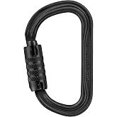 Petzl Vulcan High-Strength Steel Asymmetrical Carabiner - 45 kN Anchor Connector