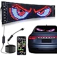 Rupse Programmable LED Display Sign, 15"x4" Large Flexible Scrolling Message Board, Ultra-Bright USB-Powered LED Sign for Shops, Cars, Restaurants, Exhibition Halls, Business Advertising