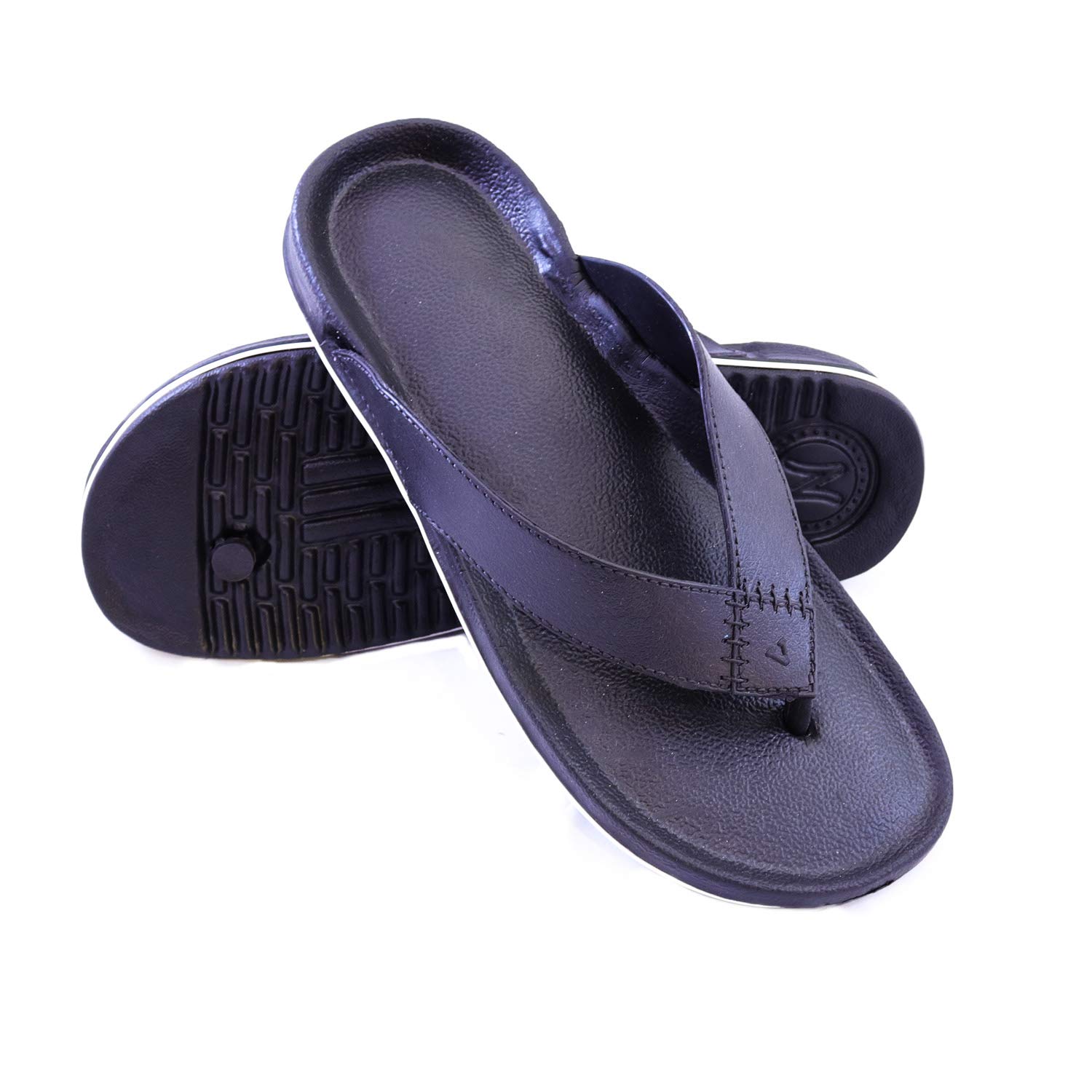 Buy Assashion Comfortable Men's Black Flip Flops at Amazon.in