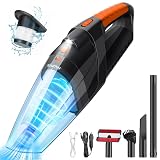 siumxr Handheld Vacuum Cordless,Powerful Suction 30Mins Long Runtime, Dust Busters Cordless Rechargeable with Two Washable Filters,Wet and Dry Hand Held Vacuum Cordless for Home, Car or Office