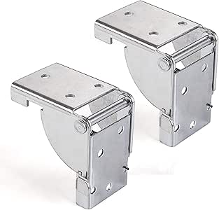 2 x SO-TECH® Mensula plegable para Pata de Mueble Bisagra Consola