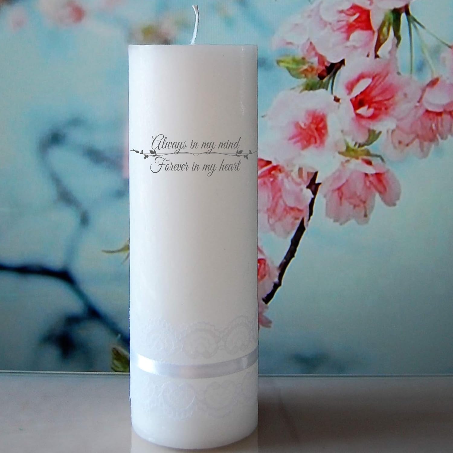 Wedding Memorial Candle Memory Candle Wedding Reception Personalized Memorial