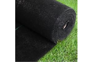 HOOPLE 4FT*180FT 5.8oz Landscape Fabric Weed Barrier, Durable & Heavy-Duty, Thick Weed Barrier Fabric, Easy Setup & Superior Weed Control