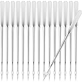 100 Pcs Universal Sewing Machine Needles 110/18 Heavy Duty Regular Point for Leather Jeans - Compatible With Singer Brother Embroidery Machines