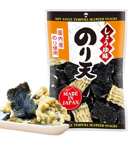 Amazon.com: NORITEN Japanese Snacks Tempura Seaweed Snacks Made in