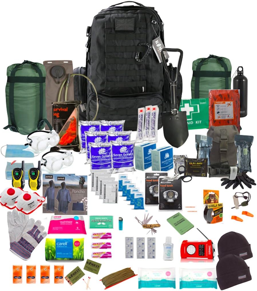 Two Person Enhanced Emergency" Bug Out Bag"