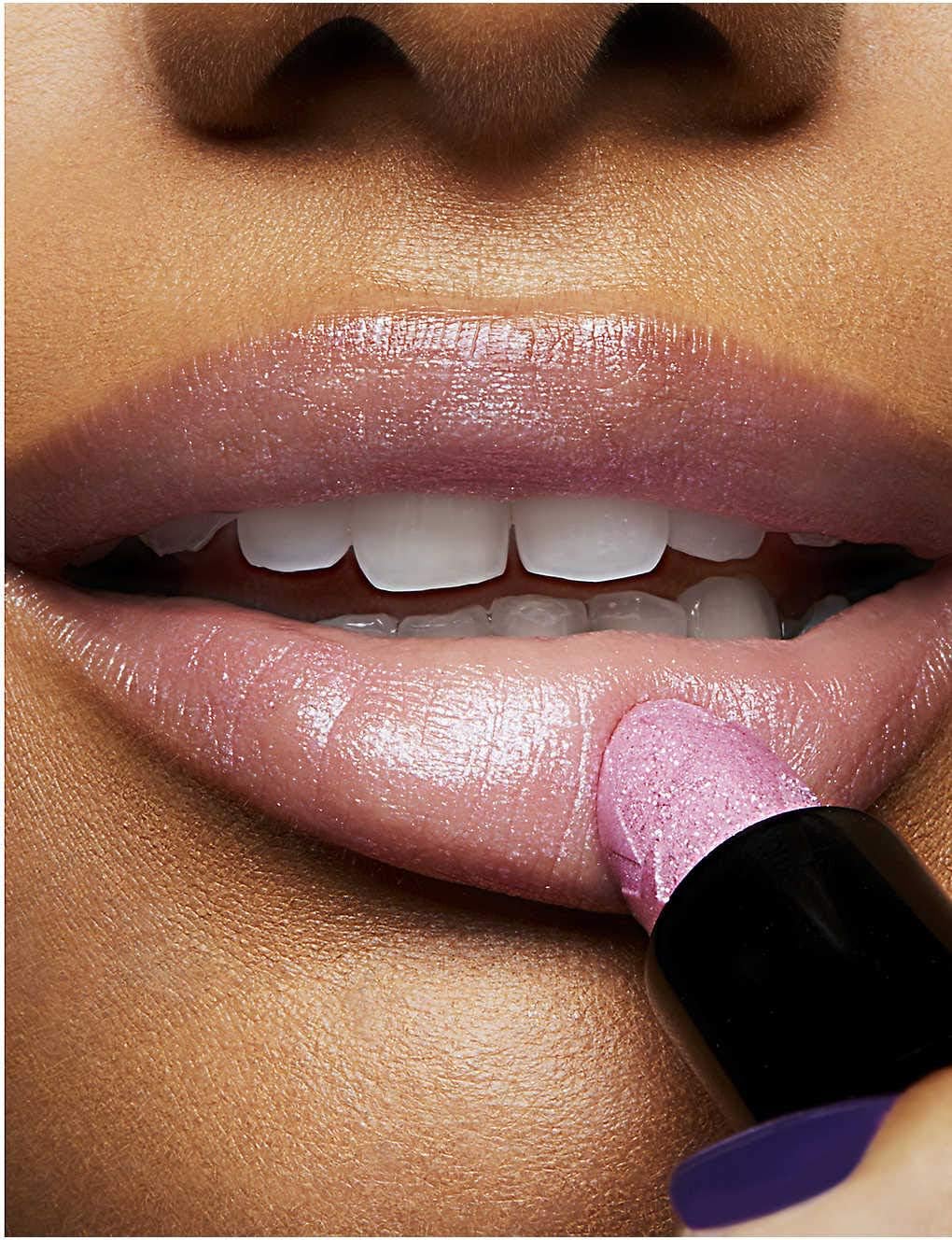 mac kiss of stars lipstick gold star
