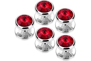 HAWSON Crystal Shirt Studs for Men's Tuxedo Shirt, Tuxedo Buttons for Birthday Wedding Party Christmas.