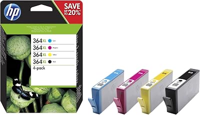 HP 364XL Ink Cartridge Multipack BCMY N9J74AE High Yield Original