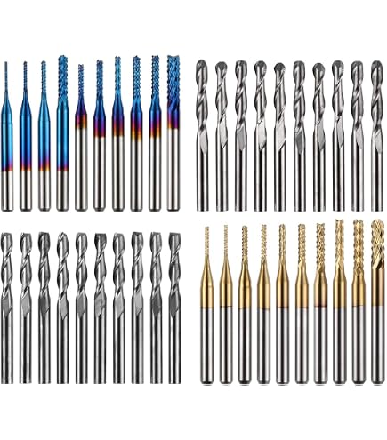 Import 4 Flute HSS Sq Single End Mill 1/4 Dia 3/8 Shank 5/8 Flute 2 7 16 Inch Oal Hss Single End Mill