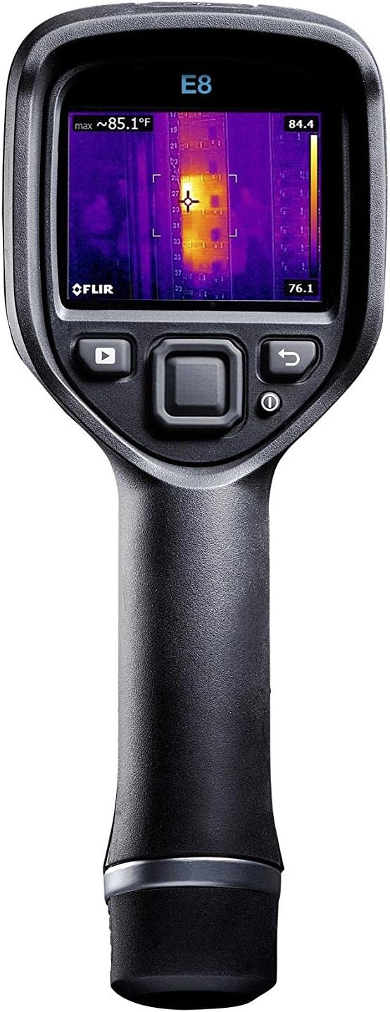 FLIR E8-XT - Handheld Infrared Camera - with Extended Temperature Range, MSX Image Enhancement Technology, Wi-Fi & Bluetooth for Instant Data Sharing - (320 x 240)