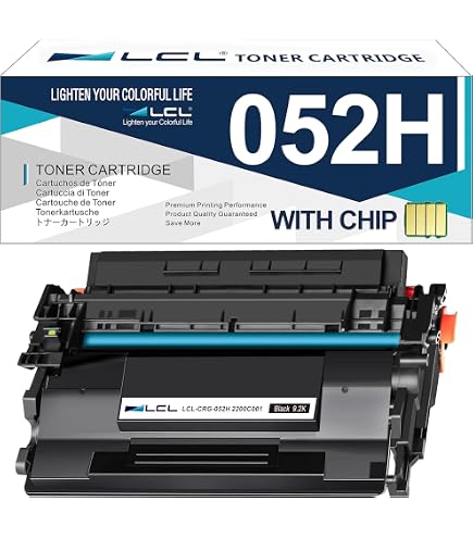 Amazon.com: Canon 052H Black High Yield Toner Cartridge