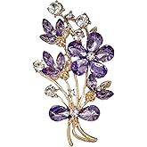 Yeeyeow Pretty Elegant Brooch Pin for Women,Flower Brooch Pin Broches for Women's Clothes
