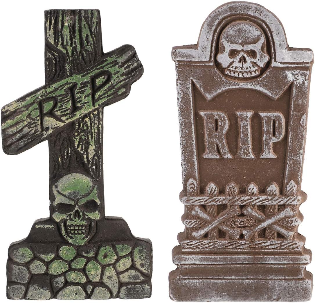ULTECHNOVO Halloween Tombstones Foam RIP Gravestone