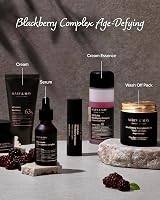 Mary&May Idebenone Blackberry Antioxidant Mask 20 Sheets Black Charcoal view 4