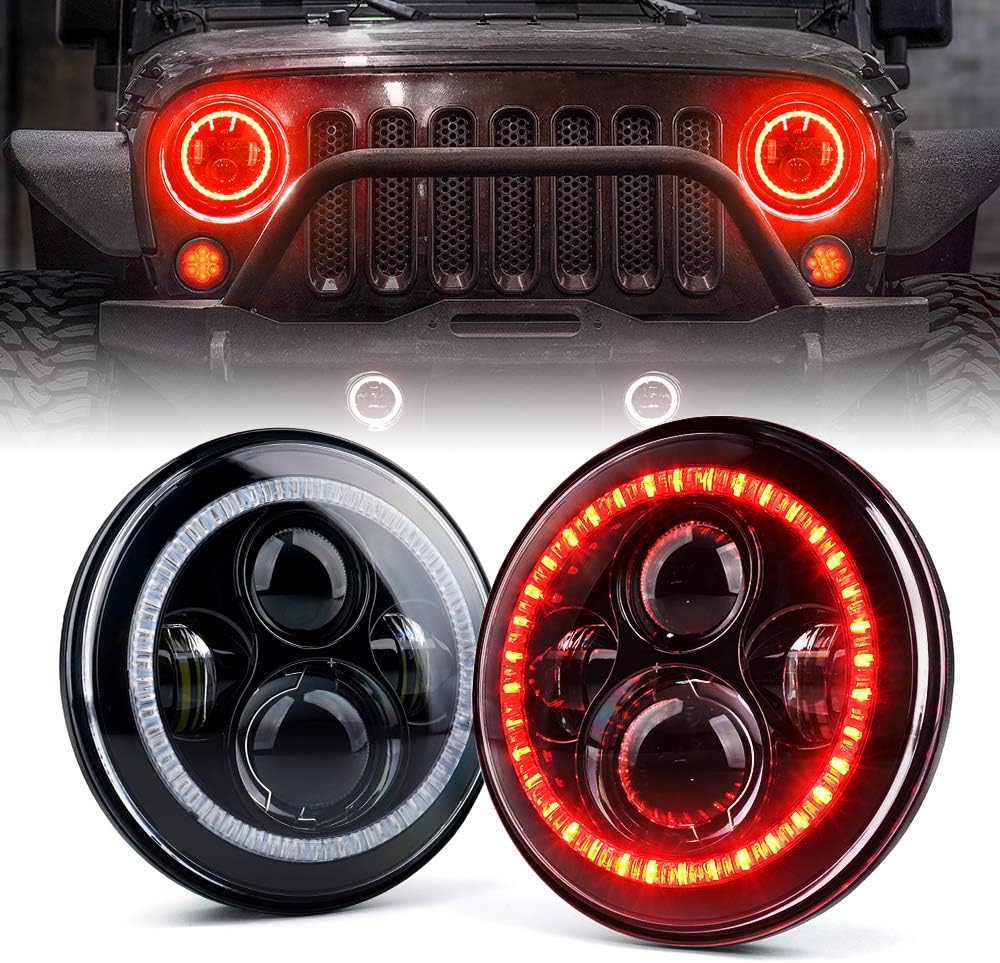 Red Halo for Jeep Wrangler JK TJ LJ 