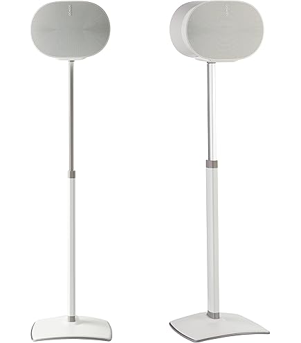 Amazon.com: Sanus Height Adjustable Speaker Stands for Sonos Era