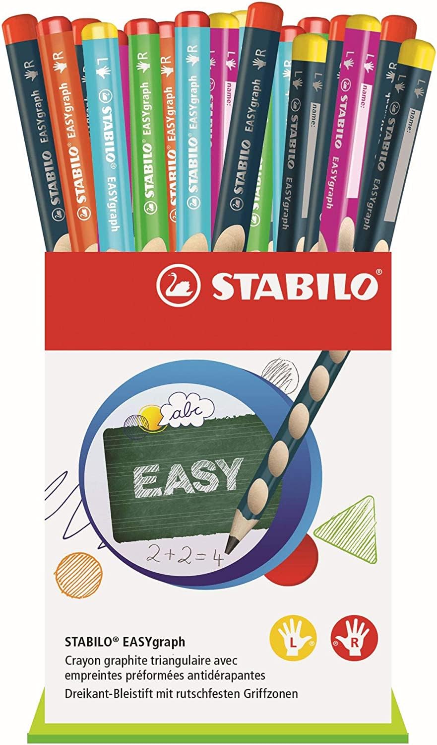 Stabilo EASYgraph – Bucket of 36 Grips HB Graphite Pencils