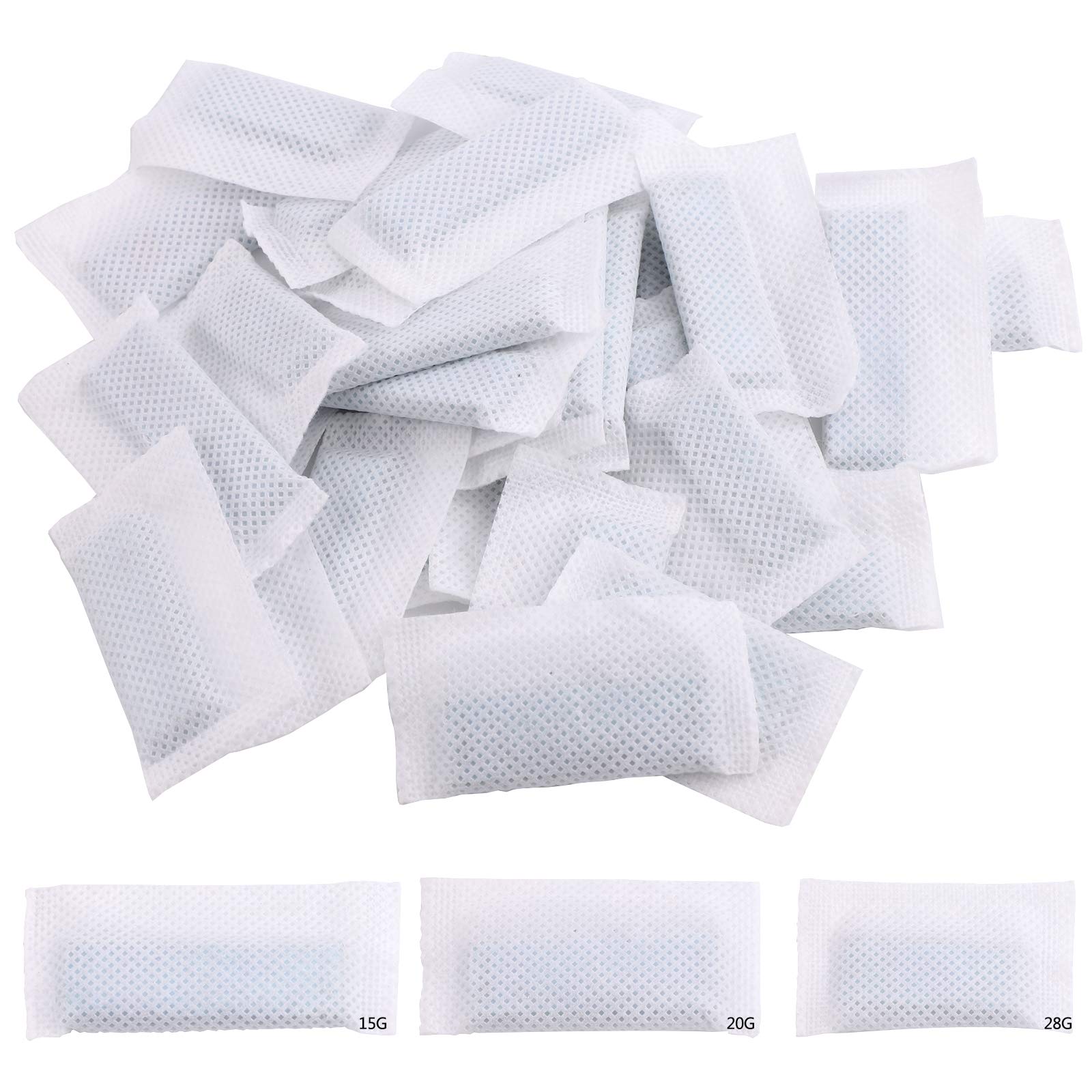 30 Pcs Curtain Weights Covered Lead 15g 20g 28g Bottom Drapery Lead Weights No-Woven Square Vinyl Curtain Weights for Home Office Hotel Curtains Tablecloth Accessories (30 Pcs)