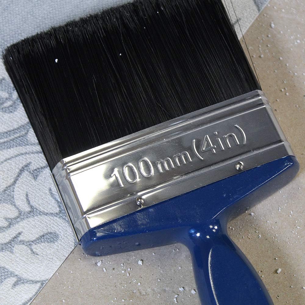 Faithfull FAIPBU4 Utility Paint Brush 4-inch, Blue, 100 mm (4 Inch) - Image 4