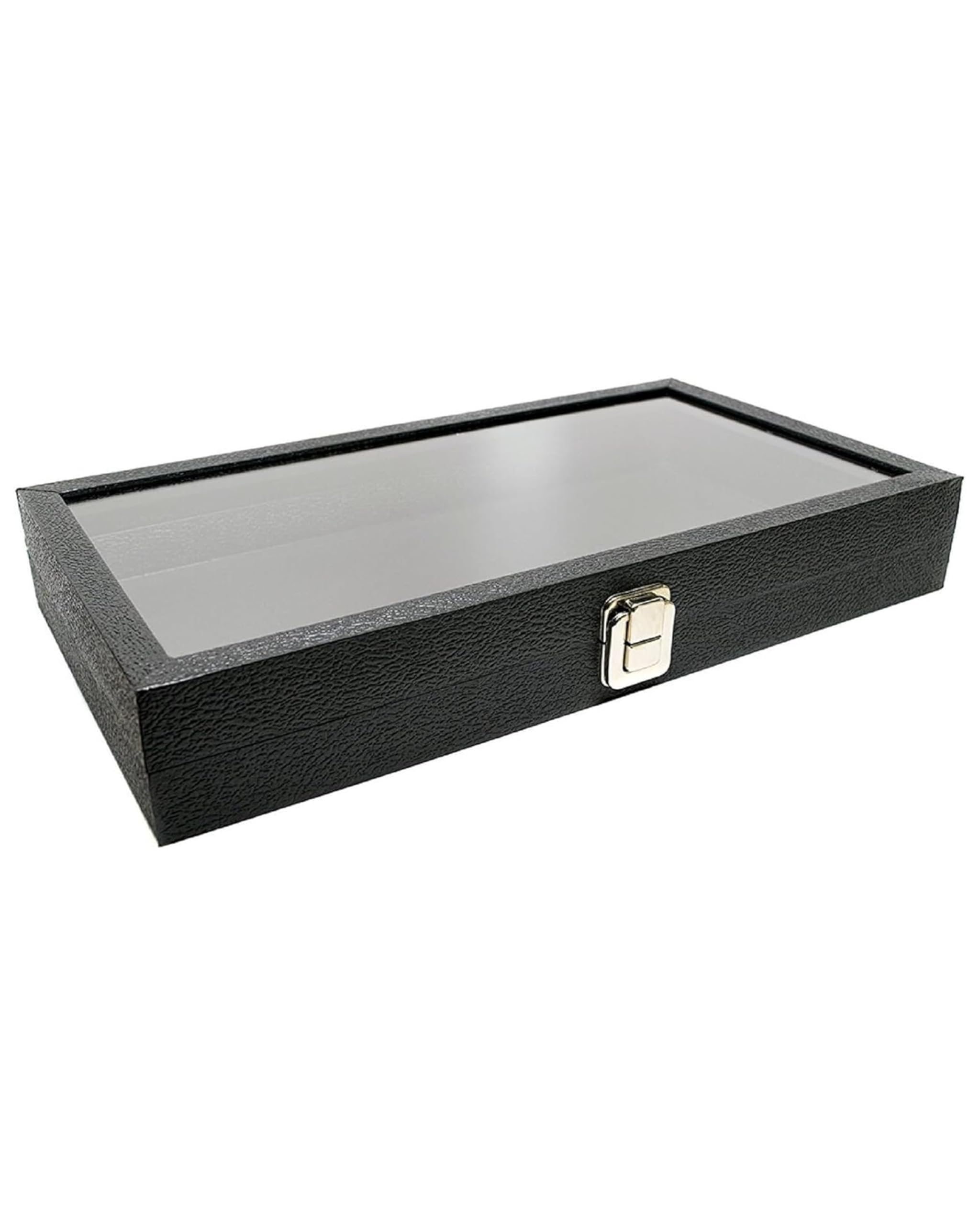 Novel Box Jewelry Display Case Black Leatherette
