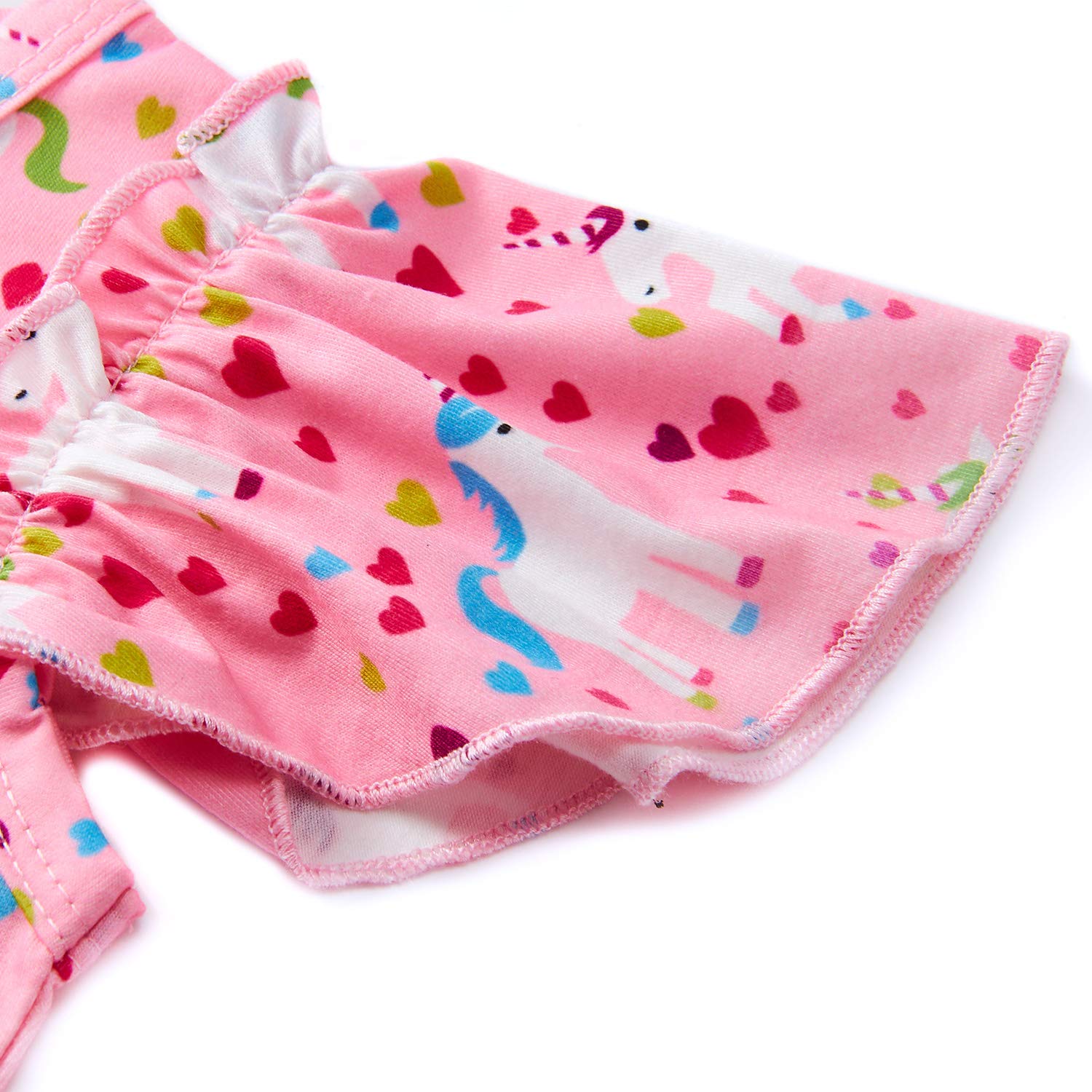 Goodstoworld Baby Ruffled Rompers Girl Sleeve Newborn Infant Cute Horse Jumpsuit