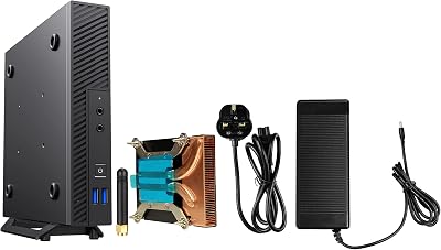CiT LT100 1 Litre USB3.0 Ultra-Thin Mini-ITX SFF PC Case 120W Adapter Cooler