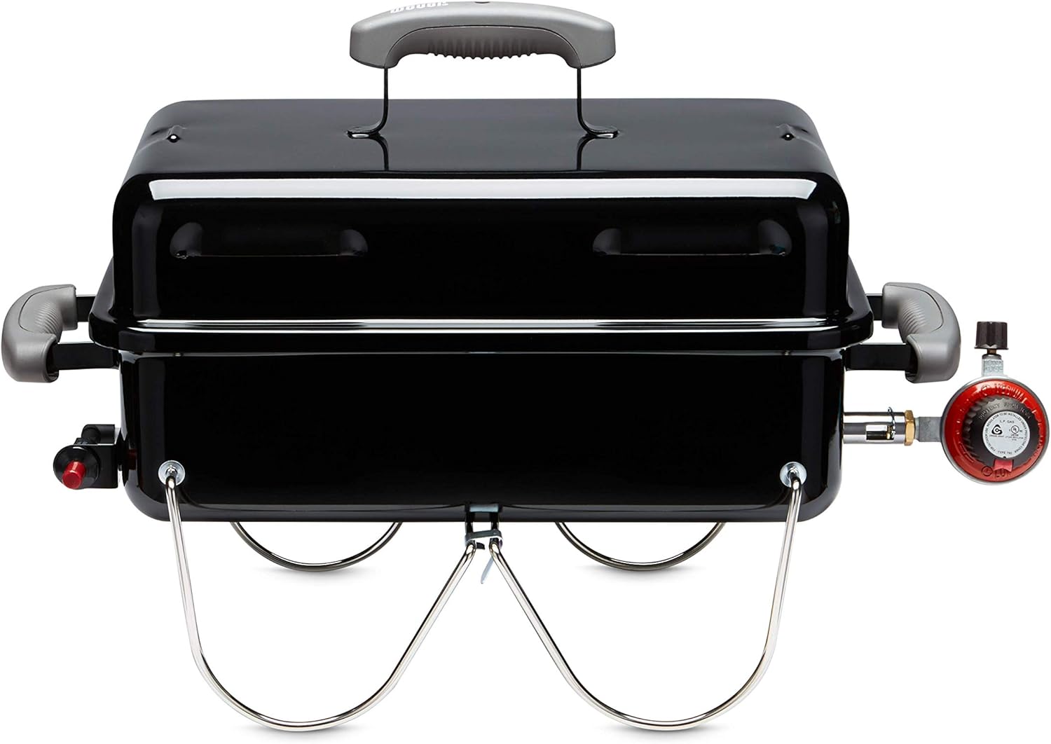 Weber Gasgrill Go Anywhere Schwarz Mobiler Grill Campinggrill Amazon De Garten