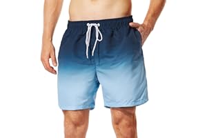 MADHERO Mens Swim Trunks Short Bathing Suit with Mesh Lining Swimming Shorts