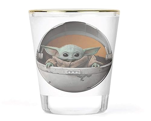 Amazon Com Baby Yoda Grogu Shot Glass Star Wars Shot Glass Yoda Gifts Mandalorian Shot Glasses Shot Glass Favor Gold Rimmed 1 5 Oz Handmade baby yoda grogu shot glass star wars shot glass yoda gifts mandalorian shot glasses shot glass favor gold rimmed 1 5 oz