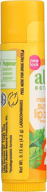Alba Botanica Lip Balm SPF25 Suncare Water Resistant Hypo-allergenic Reef Safe view 5