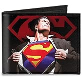 Buckle-Down Canvas Bi-fold Wallet - Uperman Forever Clark Kent-superman Accessory