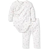 Janie and Jack baby-girls Baby Bunny Pointelle Wrap Matching Set