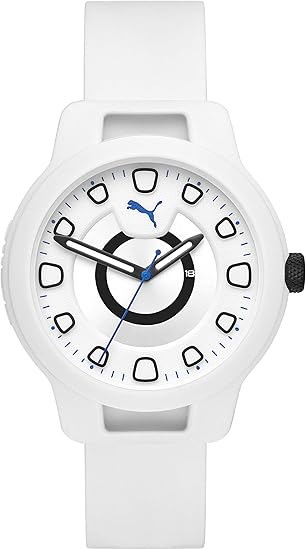 Amazon プーマ 腕時計 Reset P5009 メンズ 正規輸入品 ホワイト メンズ腕時計 腕時計 通販