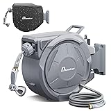 1/2" x 115 ft Retractable Hose Reel, Heavy Duty