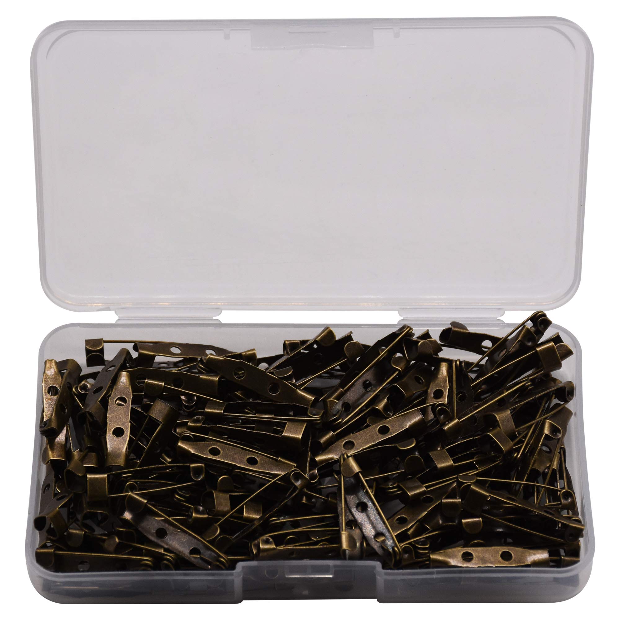 YOFASEN DIY Crafts Pins - Safety Pins Assorted for Crafts Clothing Arts Metal Locking Clip,3cm (150pcs)