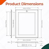 Home Smart Manthorpe GL250-03 Insulated Loft Access Door 0.85m x 0.68m view 5