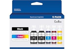 Compatible Ink Bottle Replacement for Epson 502 (Not Sublimation Ink), Use for ET-2850 ET-3830 ET-3850 ET-2760 ET-3760 ET-150