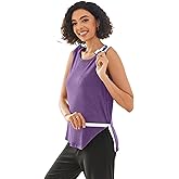 Deyeek Post Shoulder Surgery Shirts for Women Tear Away Snap Button Rotator Cuff Shirt Mastectomy Chemo Port Access Tank Tops